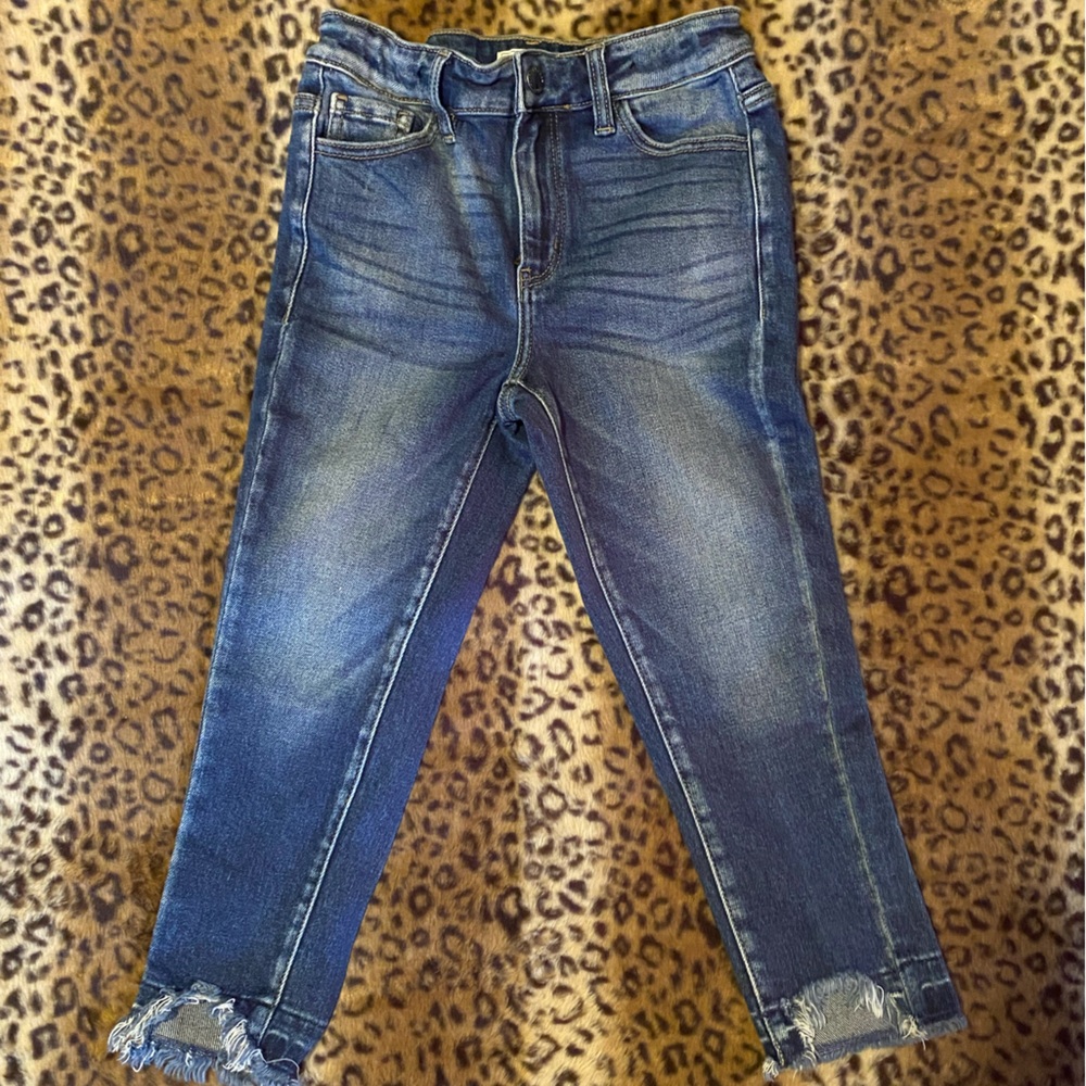 KanCan Kids Blue Jeans with Distressed Hem